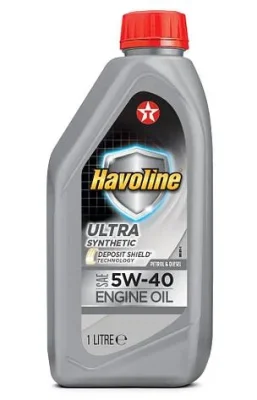 Моторное масло 5W40 синтетическое Havoline Ultra 1 л TEXACO 840310NKE