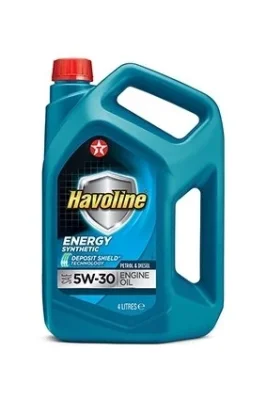 Моторное масло 5W30 синтетическое Havoline Energy 4 л TEXACO 840123MHE