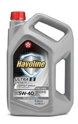 Моторное масло 5W40 синтетическое Havoline Ultra S 4 л TEXACO 801339MHE