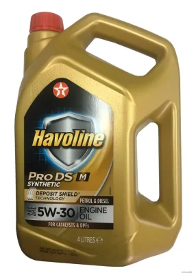 Моторное масло 5W30 синтетическое Havoline ProDS M 4 л TEXACO 804036MHE