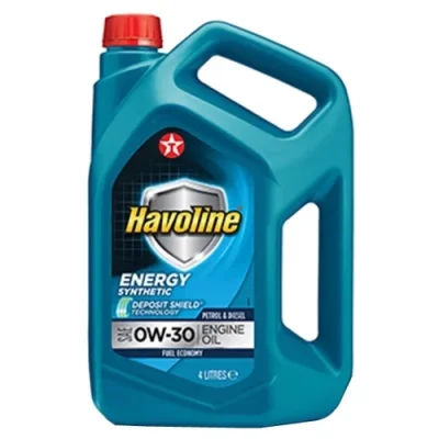 Моторное масло 0W30 синтетическое Havoline Energy 4 л TEXACO 803251MHE