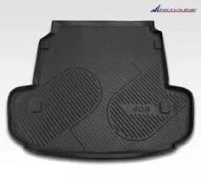Коврик автомобильный резиновый в багажник PEUGEOT 408, 2012-> сед. (полиуретан) ELEMENT/NOVLINE CARPGT10010