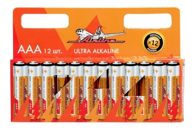 Батарейки LR03/AAA щелочные 12 шт. Airline AAA-12