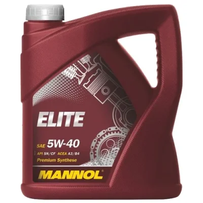 Моторное масло 5W40 синтетическое Elite 5 л MANNOL 54988