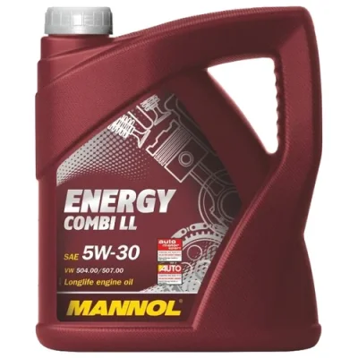 Моторное масло 5W30 синтетическое Energy Combi LL 5 л MANNOL 95725