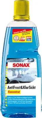 Жидкость для стеклоомывателя зимняя 1L концентрат, с чистящими д SONAX 332 300