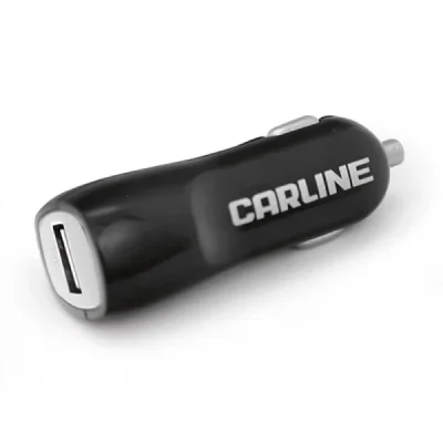 Адаптер прикуривателя 12 / 24 В, USB, c подсветкой, выходные данные 5 В / 1 А, черный CARLINE CH-1UB