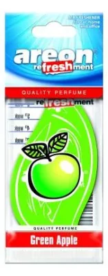 Ароматизатор Areon Refreshment GREEN APPLE бумажный подвесной зеленое яблоко AREON ARE DR GREEN APPLE