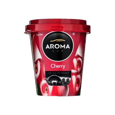 Ароматизатор CUP GEL CHERRY, 130 гр, гелевый AROMA CAR A92779