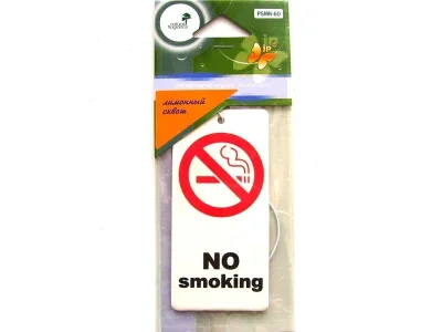 PSMK-60 ароматизатор воздуха пластинка ''Не курить'' лимонный сквош BIG FRESH 9816098800870