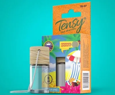 Ароматизатор TENSY 'Морской бриз' бутылочка с деревянной крышкой TENSY TB-07