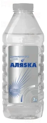 Вода дистиллированная для применения в кислотных аккумуляторах и разбавления концентратов охлаждающих жидкостей, 2л ALYASKA 5534