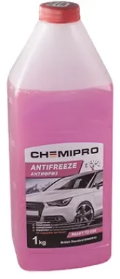 Антифриз Chemipro G12 готовый 1kg красный, 0.9л CHEMIPRO CH005
