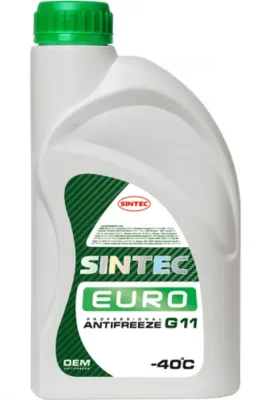 Антифриз G11 зеленый Euro 1 кг SINTEC 802558