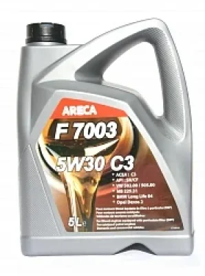 Моторное масло 5W30 синтетическое F7003 C3 1 л ARECA 11131