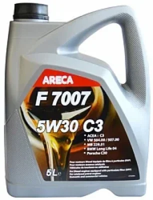 Моторное масло 5W30 синтетическое F7007 C3 5 л ARECA 11172
