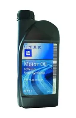 Моторное масло 10W40 полусинтетическое 1 л GM 93165213