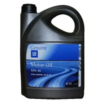 Моторное масло 10W40 полусинтетическое 5 л GM 93165216