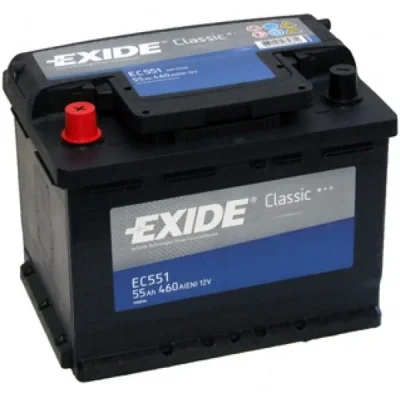 Стартерная аккумуляторная батарея EXIDE EC551