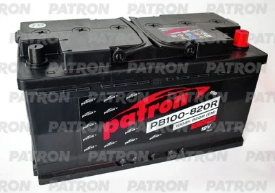 Аккумулятор Замена - PB100-850R. PATRON POWER 12V 100AH 820A ETN 0(R+) B13 353x175x190mm 23.3kg PATRON PB100-820R