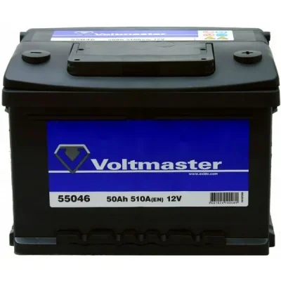 Аккумулятор VOLTMASTER 12V 50AH 510A ETN 0(R+) B13 VOLTMASTER 55046