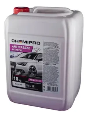 Антифриз Chemipro G12 готовый 10kg красный, 8.9л CHEMIPRO CH014