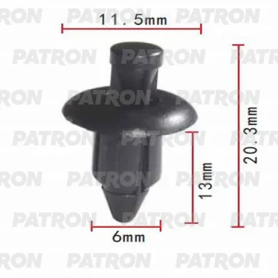 Клипса пластмассовая Infiniti, Mitsubishi, Nissan применяемость: внутренняя отделка PATRON P37-0158