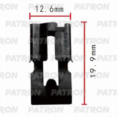 Держатель пластмассовый GM применяемость: замки дверей - тяги PATRON P37-0367