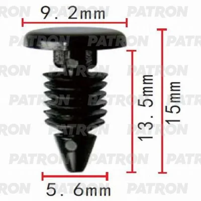 Клипса пластмассовая GM применяемость: уплотнитель PATRON P37-0391