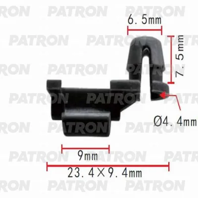 Держатель пластмассовый Mazda применяемость: замки дверей - тяги PATRON P37-0400
