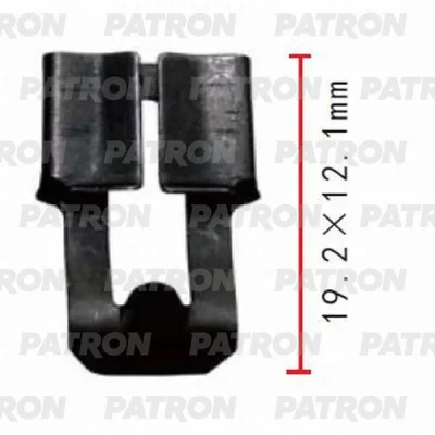 Скоба металлическая GM применяемость: замки дверей - тяги PATRON P37-0443