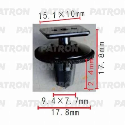 Клипса пластмассовая Infiniti, Nissan применяемость: внутренняя отделка - двери PATRON P37-0496