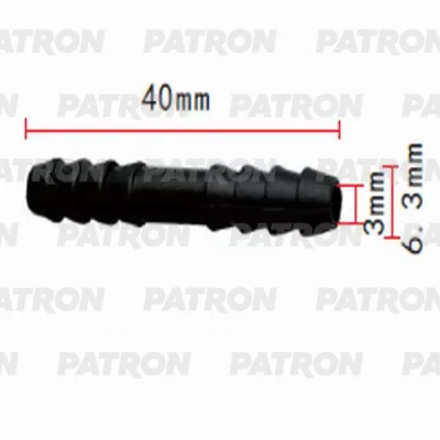 Тройник Прямой 5x5 PATRON P37-0841