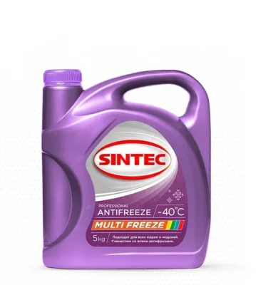 Антифриз фиолетовый Multifreeze 5 кг SINTEC 800534