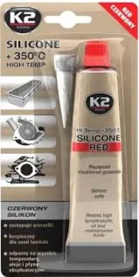 K2 RED SILICONE герметик силиконовый красный +350°C 85г K2 B240