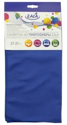 Салфетка из микрофибры универсальная, 27 х 27 см ZALA ZL91000