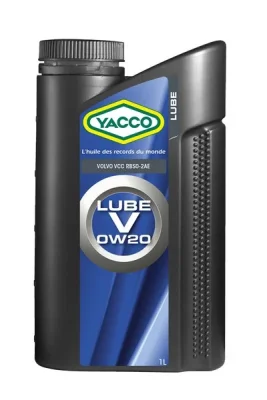 Масло моторное синтетическое 1 л - ACEA C5 VOLVO VCC RBSO-2AE 0W-20 YACCO YACCO 0W20 LUBE V/1