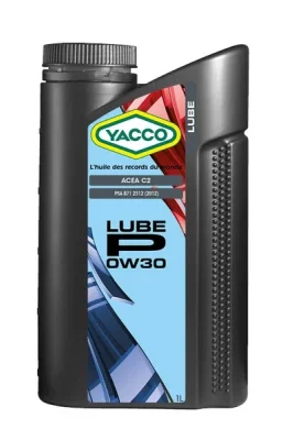 Масло моторное синтетическое 1 л - ACEA C2-10 PSA B71 2312(2014) YACCO YACCO 0W30 LUBE P/1