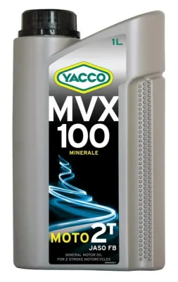 Масло моторное минеральное 1 л - API TC , JASO FB YACCO YACCO MVX 100 2T/1