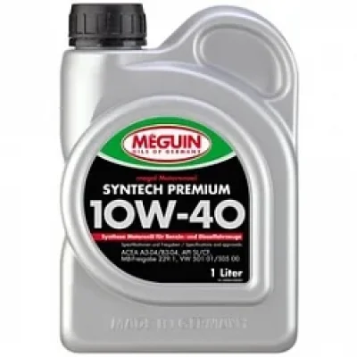 Моторное масло 10W40 полусинтетическое Megol Syntech Premium 1 л MEGUIN 4339