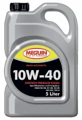 Моторное масло 10W40 полусинтетическое Megol Syntech Premium Diesel 1 л MEGUIN 4340