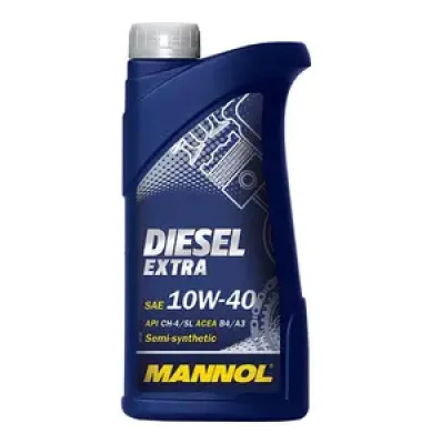 Моторное масло 10W40 полусинтетическое Diesel Extra 1 л MANNOL 2789