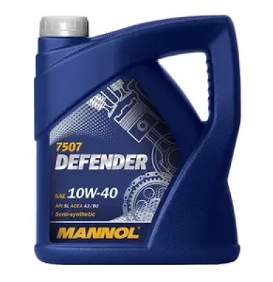 Моторное масло 10W40 полусинтетическое Defender 4 л MANNOL 95726
