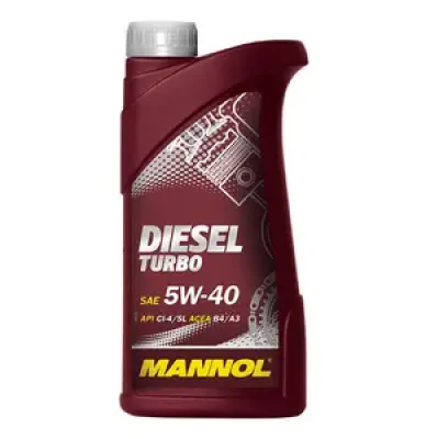 Моторное масло 5W40 синтетическое Diesel Turbo 1 л MANNOL 96013