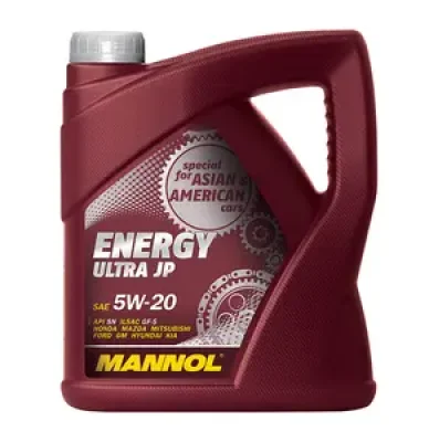 Моторное масло 5W20 синтетическое Energy Ultra JP 4 л MANNOL 99398