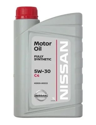 Масло моторное синтетическое 1л - 5W30 MOTOR OIL FS C4 NISSAN KE90090033R