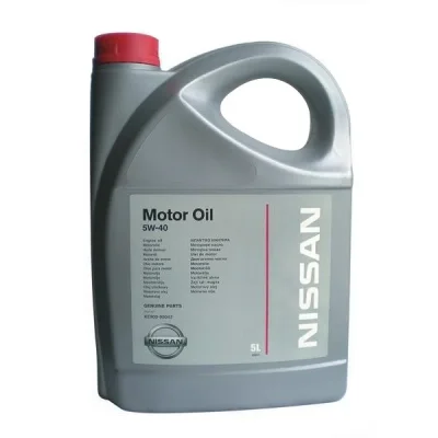 Масло моторное NISSAN 5W40 Motor Oil (5L) (синт.) EU NISSAN KE90090042R