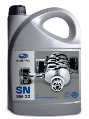 Масло моторное синтетическое 4л - 5W30 ENGINE OIL SN SUBARU FIG80004L