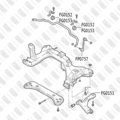 Сайлентблок FIXAR FG0151