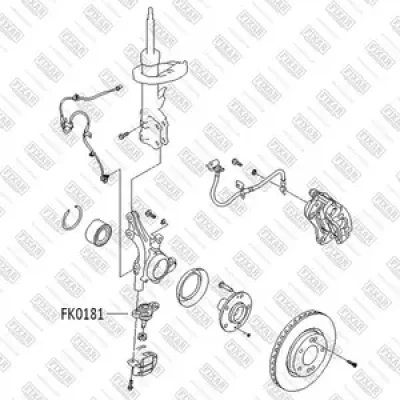 Шаровая опора FIXAR FK0181